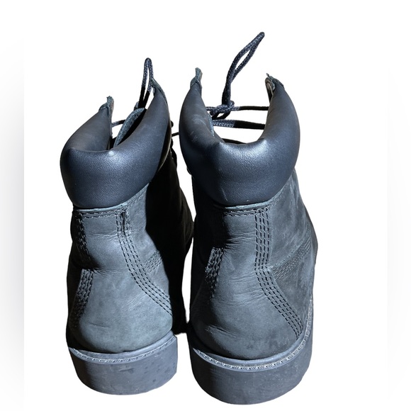 1580- TIMBERLAND Men's 6 Inch Premium Waterproof Boot in Black - Picture 6 of 7